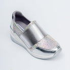 The Galaxy - Silver Platform Sneakers - view 3