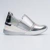 The Galaxy - Silver Platform Sneakers