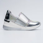 The Galaxy - Silver Platform Sneakers - view 2