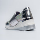 The Galaxy - Silver Platform Sneakers - view 6