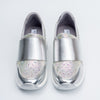 The Galaxy - Silver Platform Sneakers