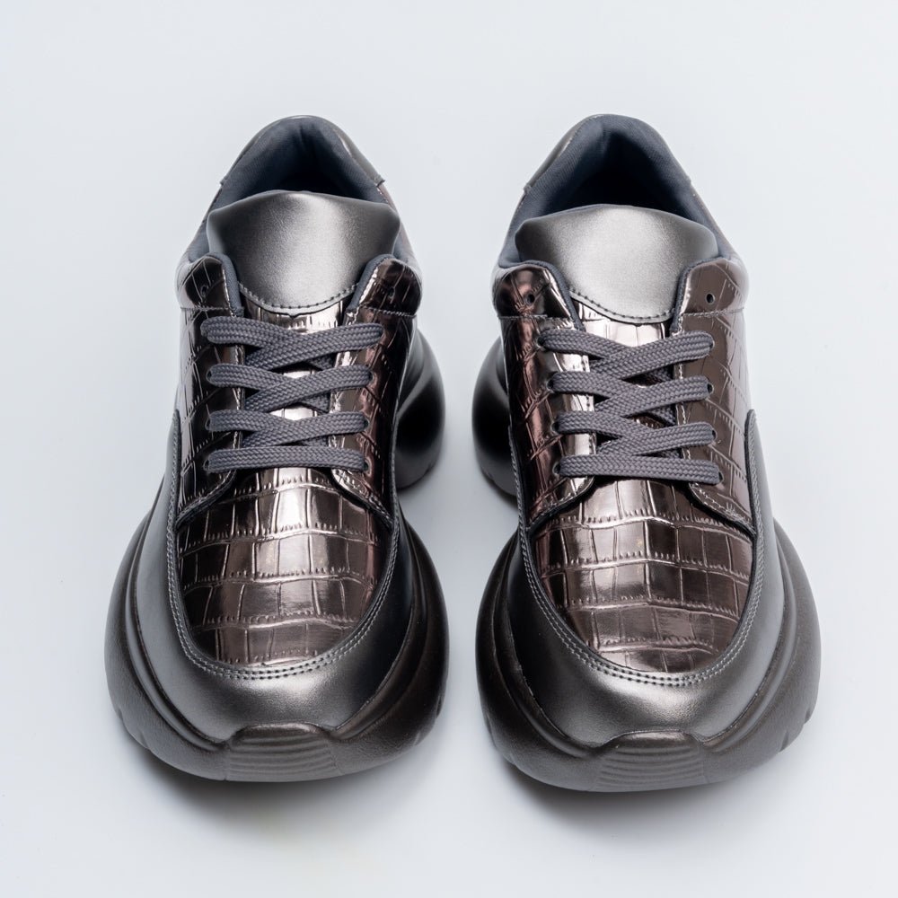 Glow Getter - Gun Metal Sneaker — view 4