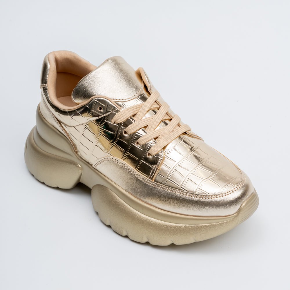 Glow Getter - Gold Sneaker — view 2