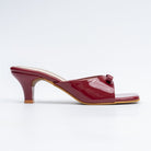Bow Bliss - Maroon Kitten Heels - view 2