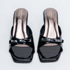 Bow Bliss - Black Kitten Heels