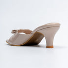 Bow Bliss - Khaki Kitten Heels - view 6