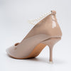 Pearl Poise - Khaki Anklet Pumps