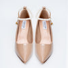 Pearl Poise - Khaki Anklet Pumps