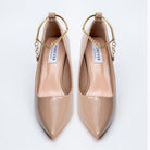 Scarlet Charm - Khaki Ankle Chain Pumps - view 4