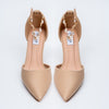 Noir Allure - Khaki Ankle Strap Heels
