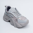 Aura Sequin - Grey Sneaker - view 3