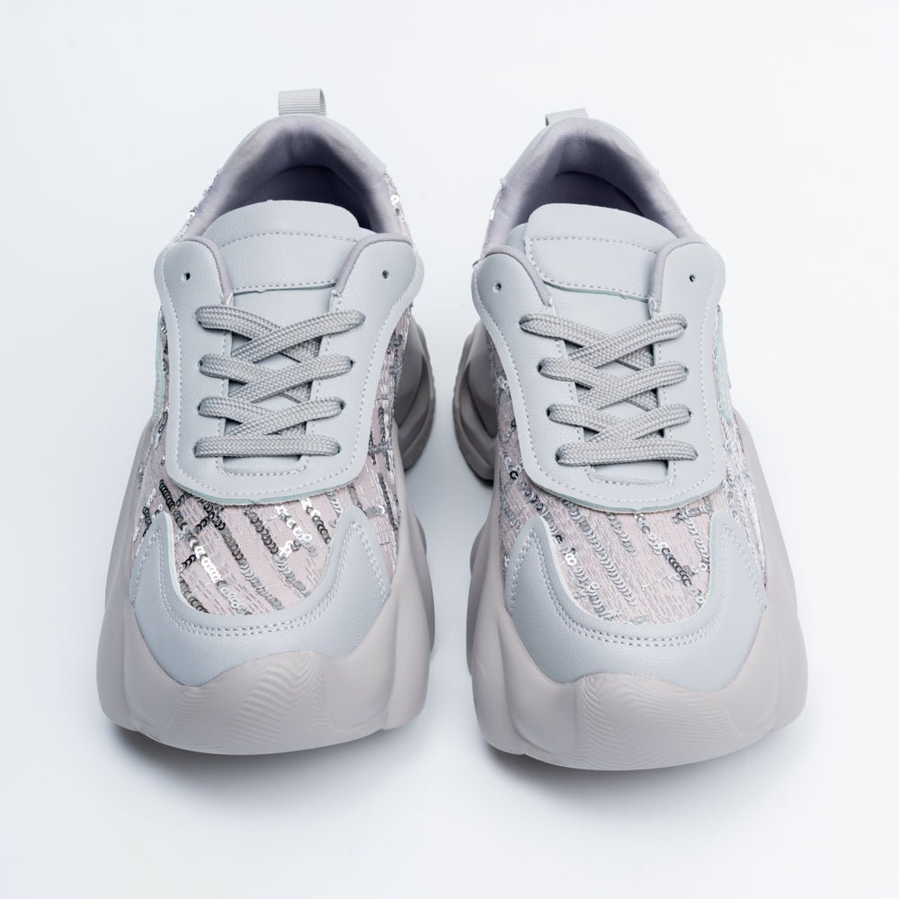 Aura Sequin - Grey Sneaker - view 4