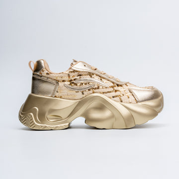 Aura Sequin - Gold Sneaker