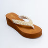 Resort Pearl - White Platform Slip-On