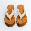 Resort Pearl - White Platform Slip-On