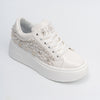 Pearl Play - White Fashion Sneakers