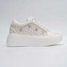 Pearl Play - White Fashion Sneakers - view 2