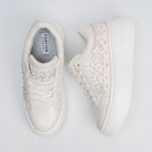 Pearl Play - White Fashion Sneakers - view 5