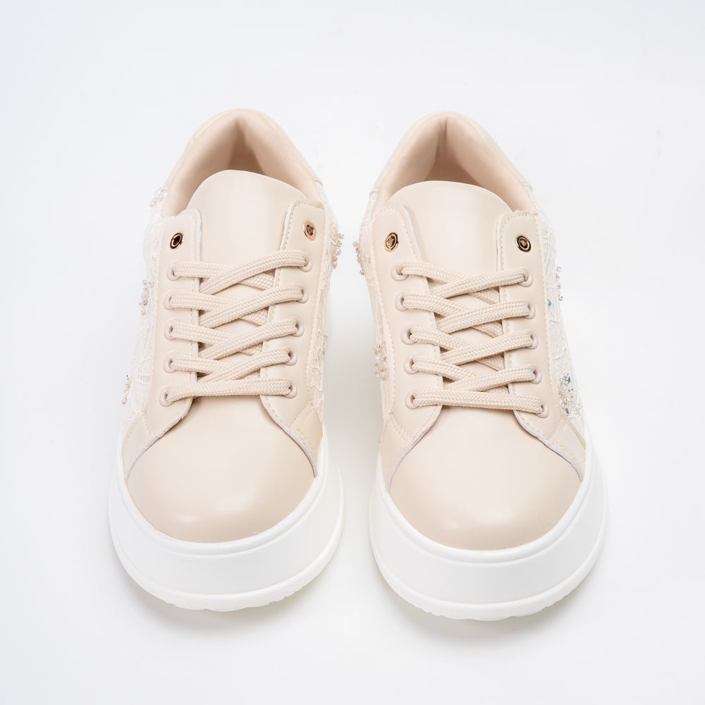 Pure Bliss - Beige Fancy Shoes - view 3