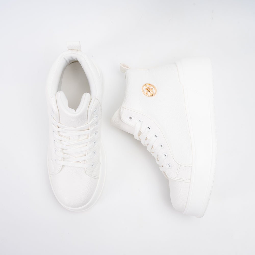 Signature Mark - White Casual Sneakers - view 4