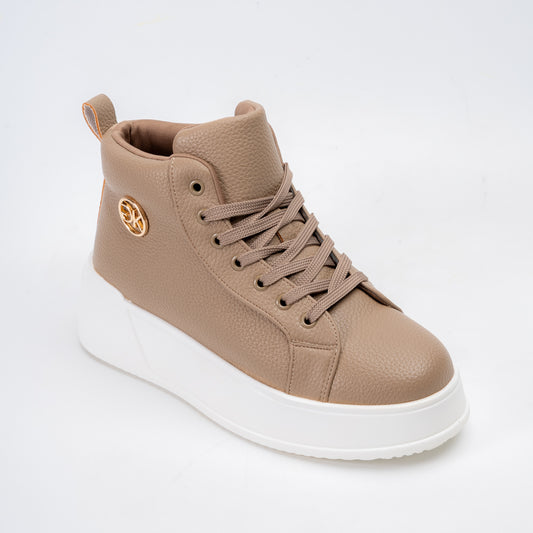 Signature Mark - Khaki Casual Sneakers