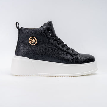 Signature Mark - Black Casual Sneakers