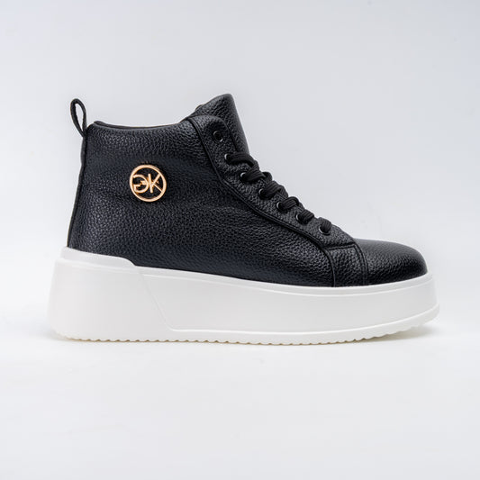 Signature Mark - Black Casual Sneakers