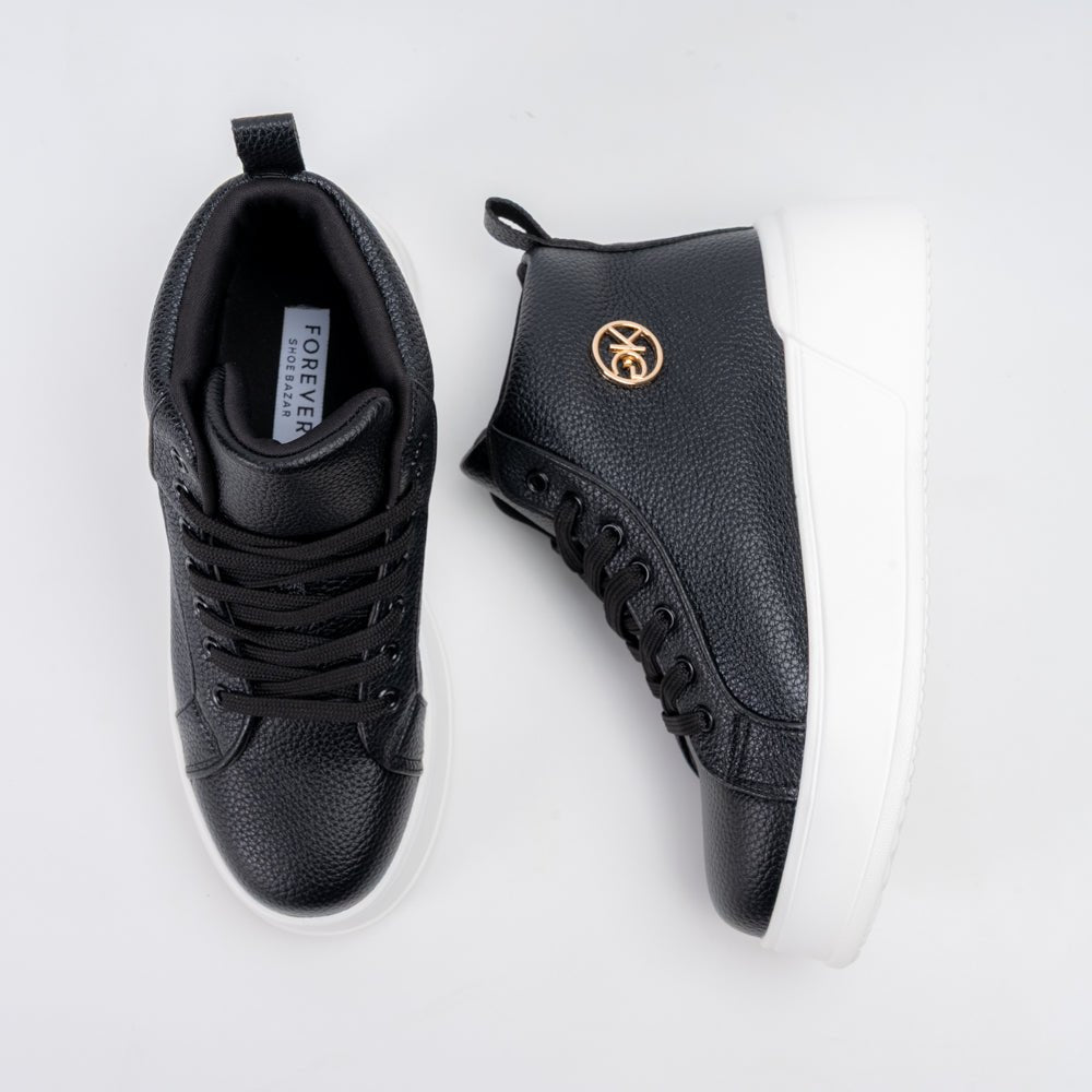 Signature Mark - Black Casual Sneakers - view 4