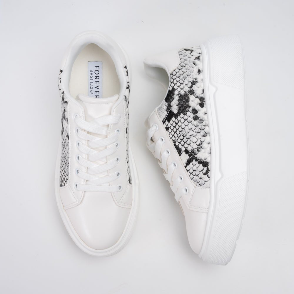 Desert Python - White Sneakers - view 4