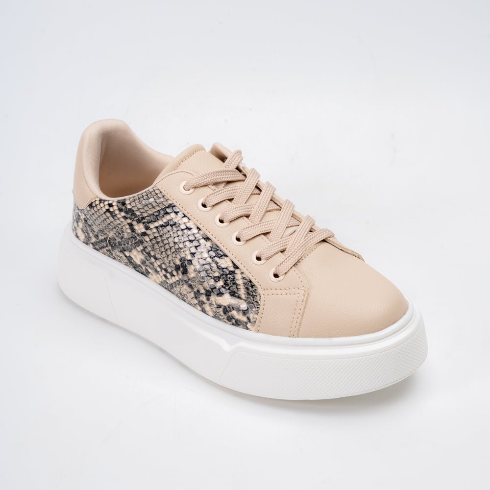 Desert Python - Beige Sneakers - view 2