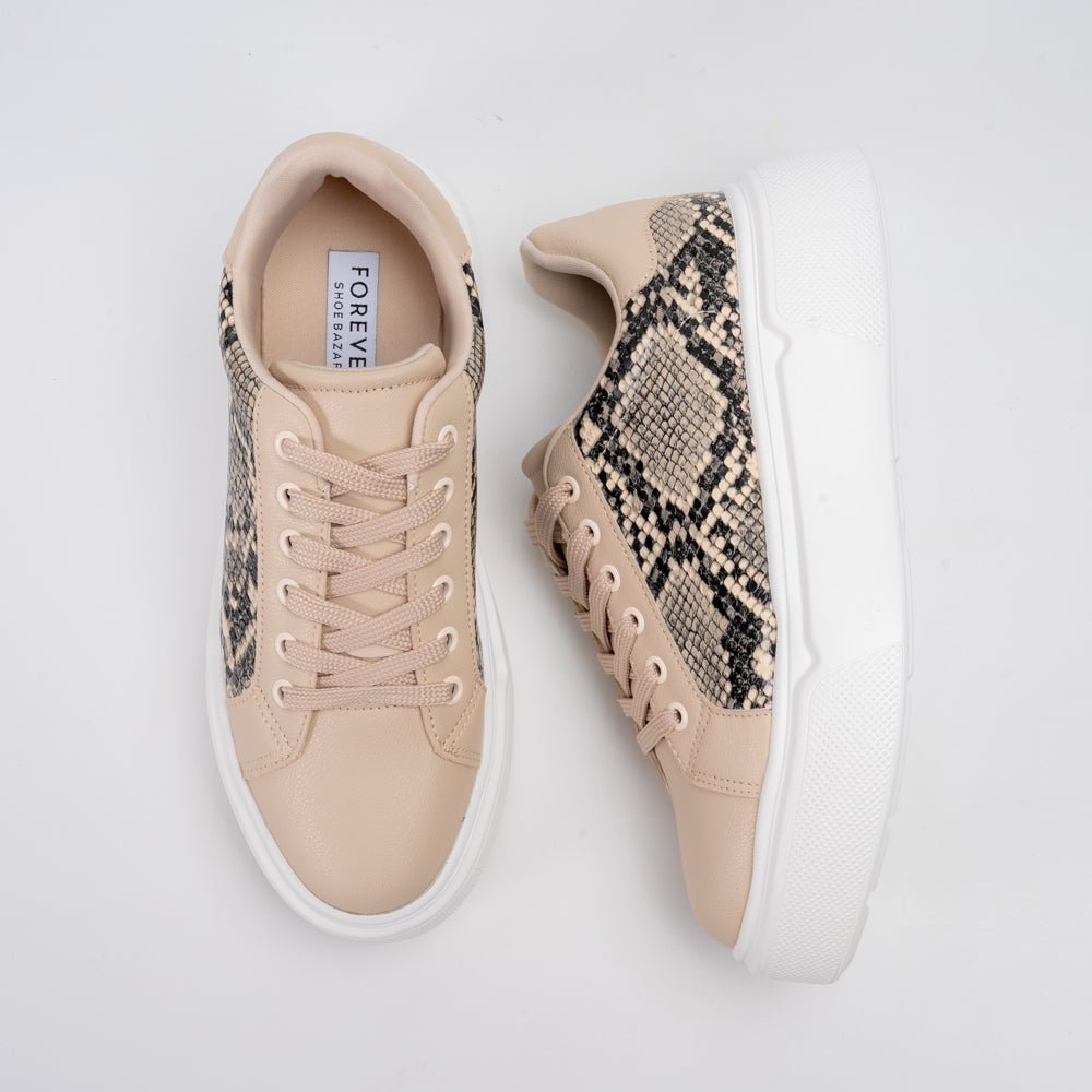 Desert Python - Beige Sneakers - view 4