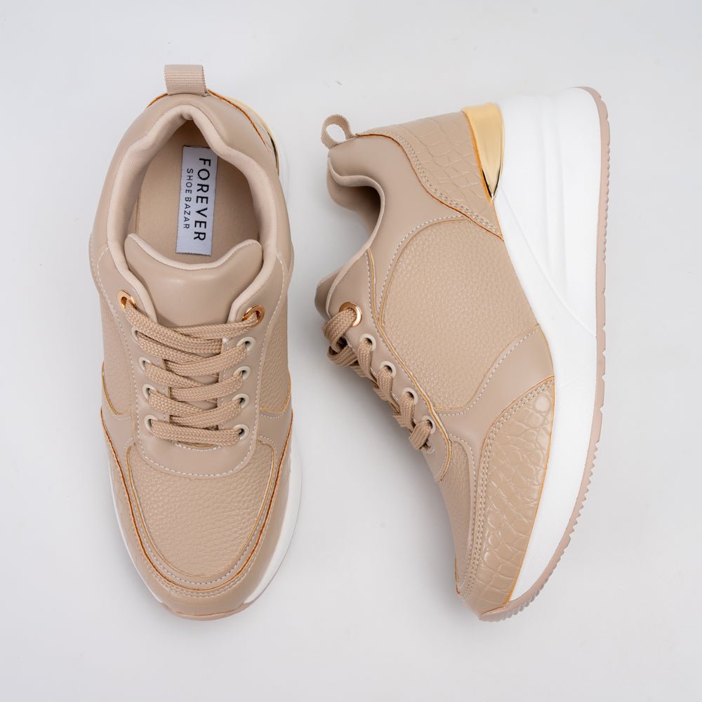 GlossGrid - Beige Sneakers - view 4