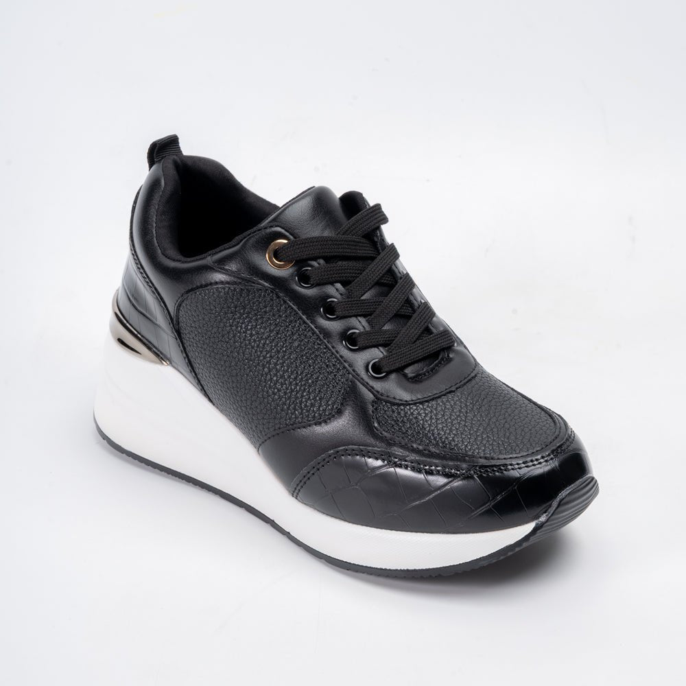 GlossGrid - Black Sneakers - view 2