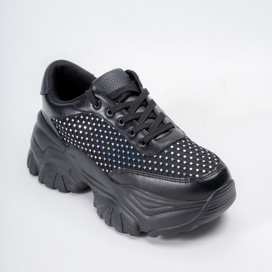 Shadow Shimmer - Black Fancy Shoes