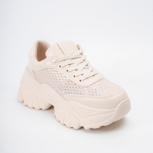 Shadow Shimmer - Beige Fancy Shoes