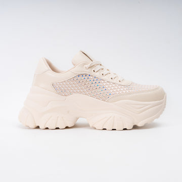 Shadow Shimmer - Beige Fancy Shoes