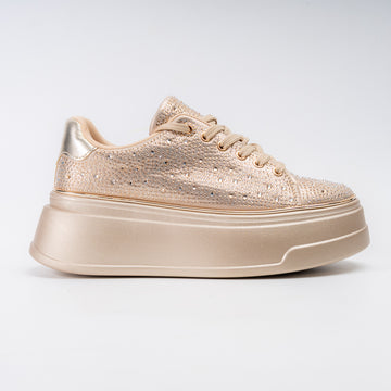Bride Aura Shimmer - Gold Fancy Sneakers