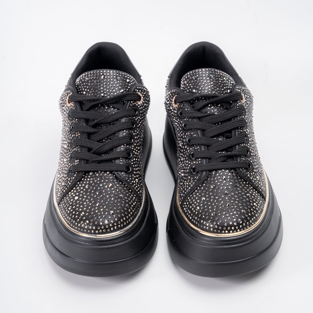 Bride Aura Shimmer - Black Fancy Sneakers - view 3