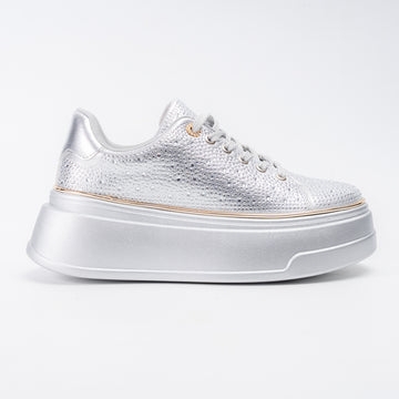 Bride Aura Shimmer - Silver Fancy Sneakers