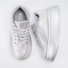 Bride Aura Shimmer - Silver Fancy Sneakers - view 4