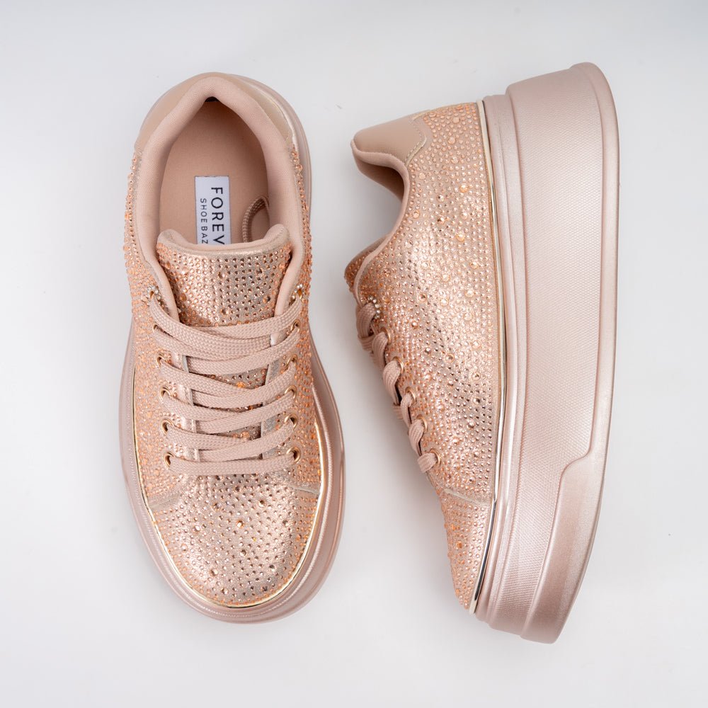 Bride Aura Shimmer - Champagne Fancy Sneakers - view 4