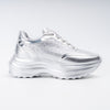 Shine Motion - Silver Fancy Sneakers