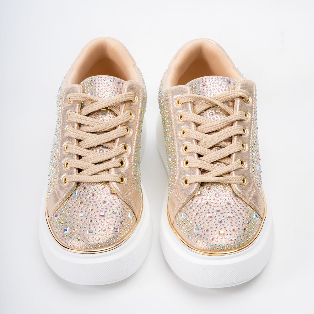 Glitz Elevate Stepper - Gold Fancy Sneakers - view 3