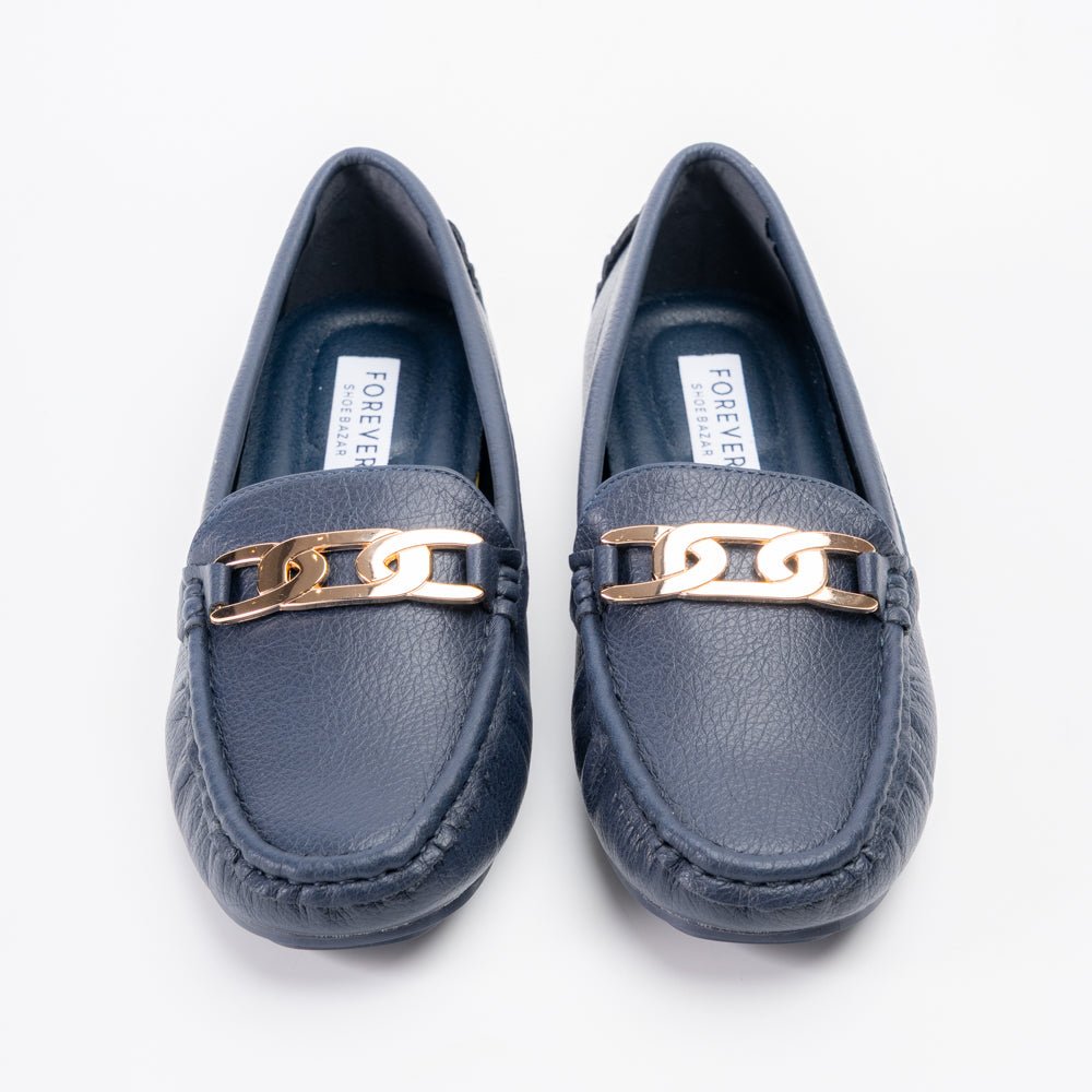 Royal Link - Navy Loafers - view 3