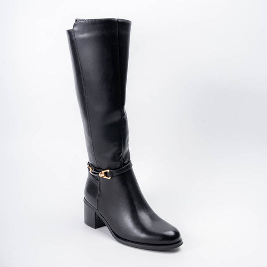 Equestrian Luxe - Black Casual Boots