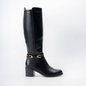 Equestrian Luxe - Black Casual Boots