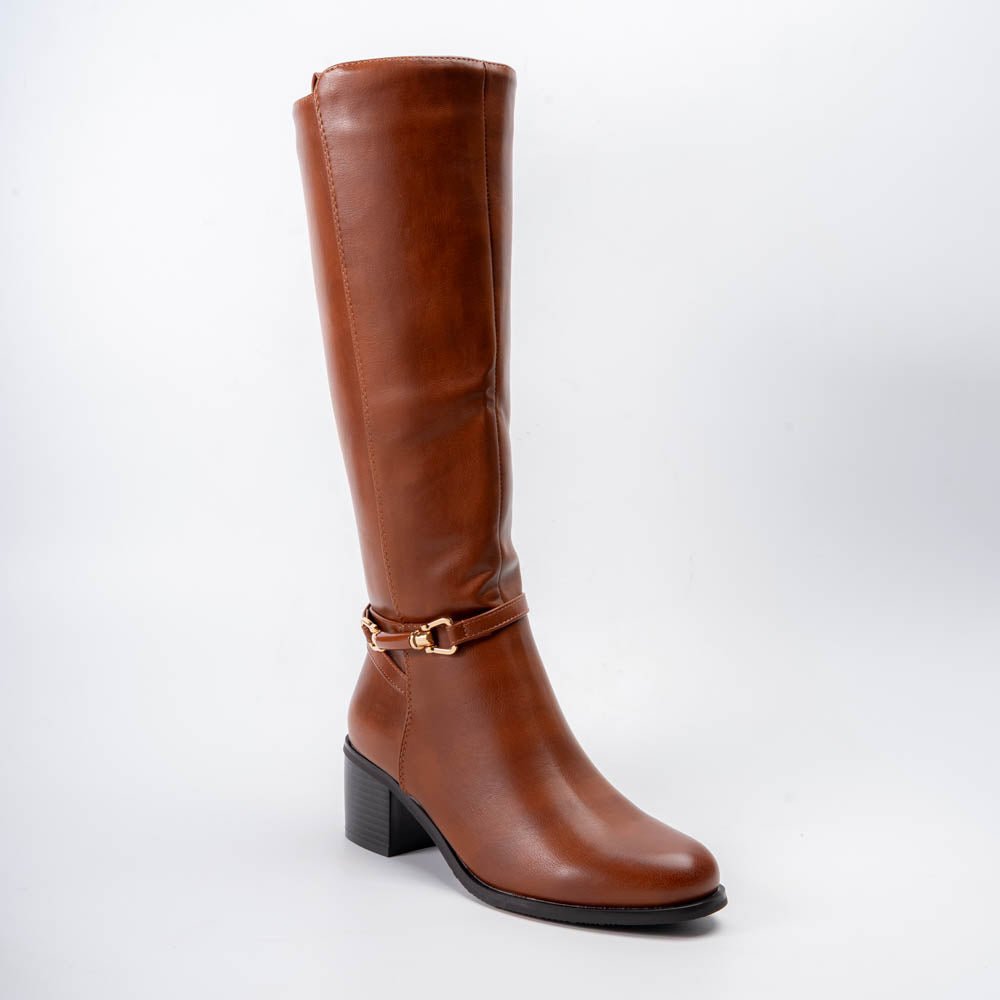 Equestrian Luxe - Camel Casual Boots - view 2