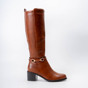 Equestrian Luxe - Camel Casual Boots