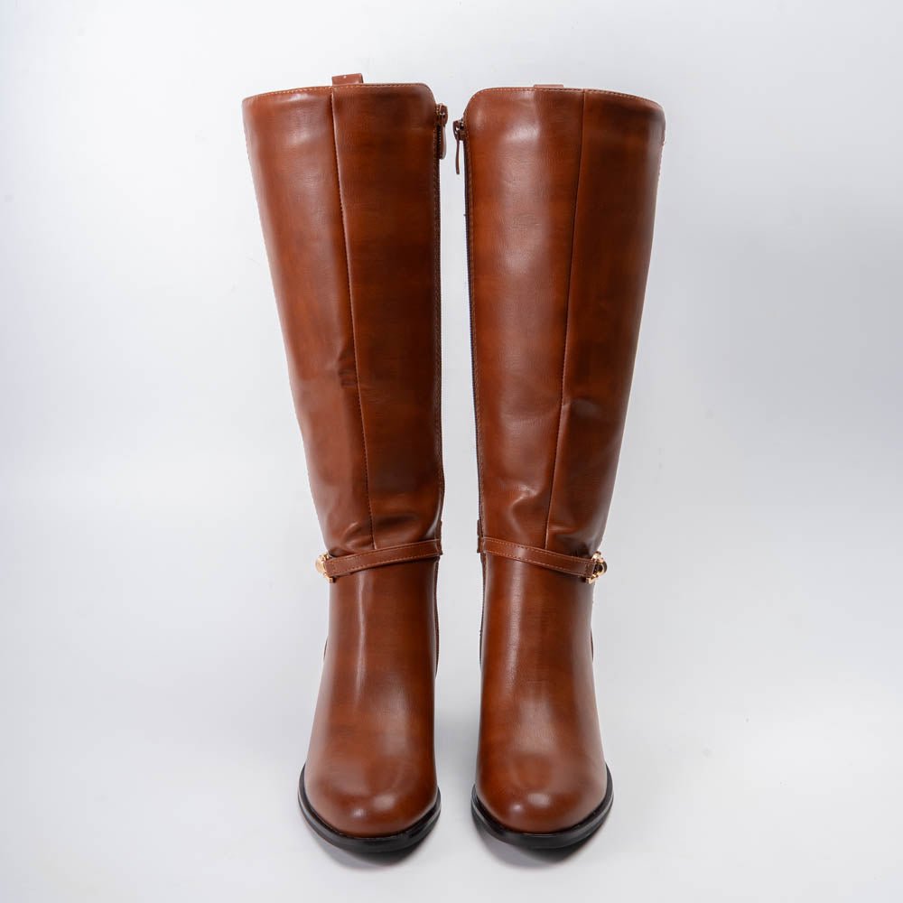Equestrian Luxe - Camel Casual Boots - view 3
