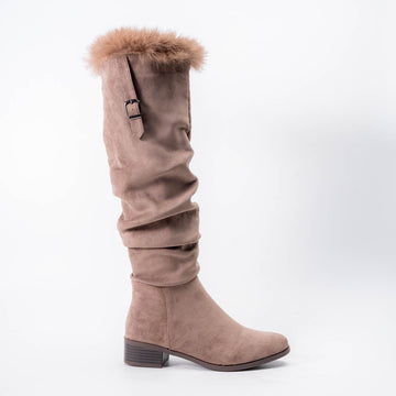 Arctic Grace - Khaki Trimmed Boot
